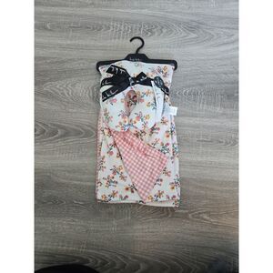 SALE! NWT Nicole Miller 2pc baby blanket & soft ‎ pillow set Multi (gift)